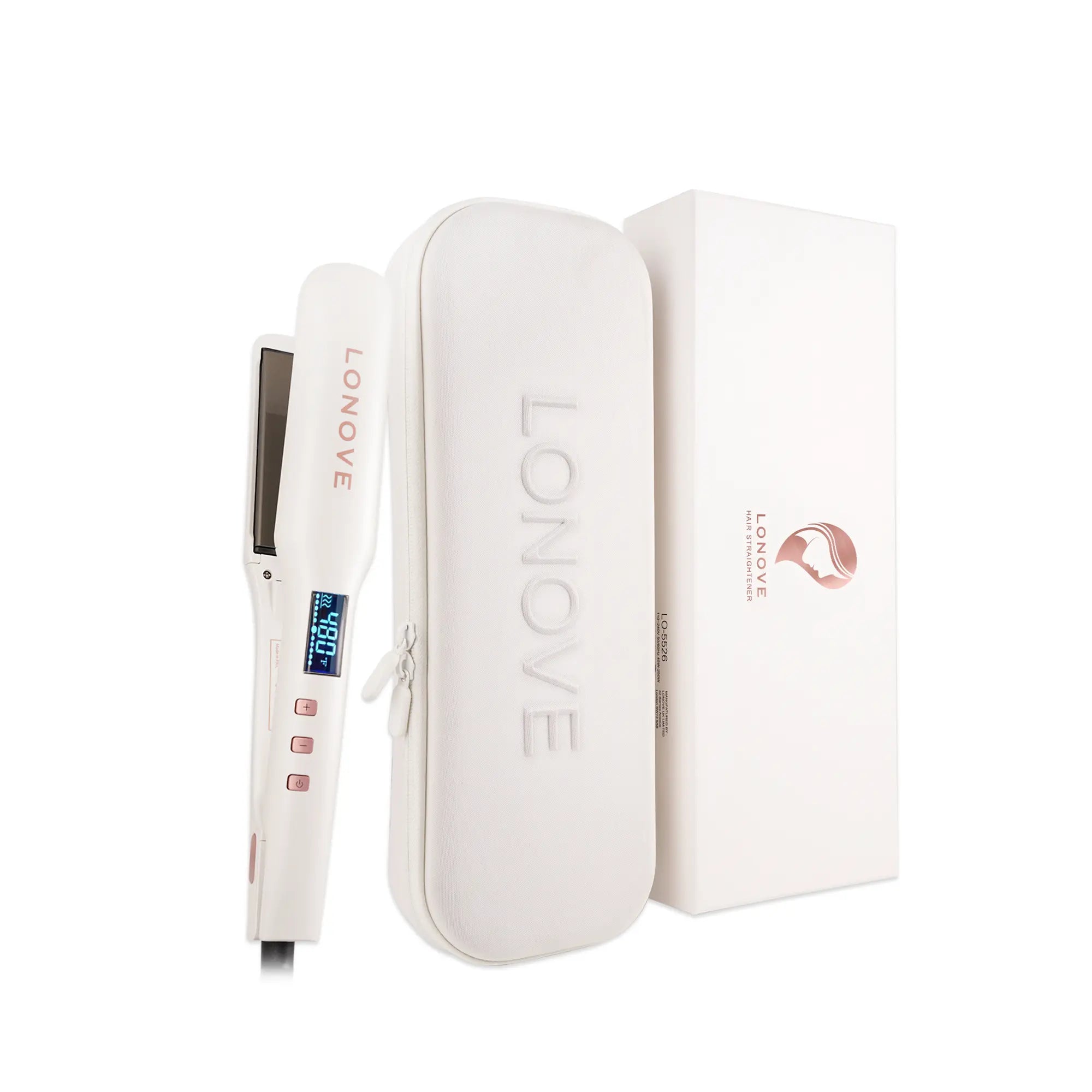 wide hair straightener