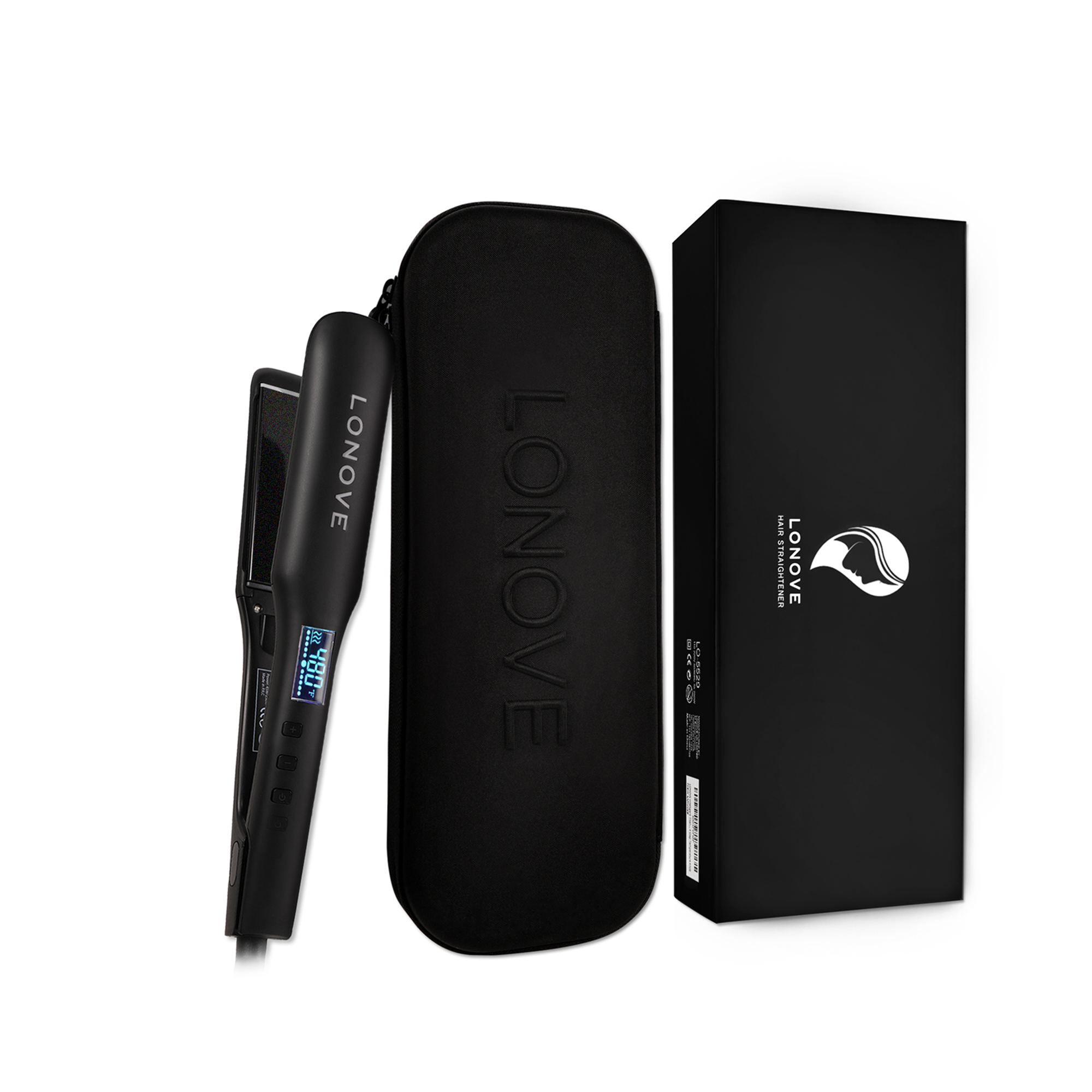 wide plate hair straightener