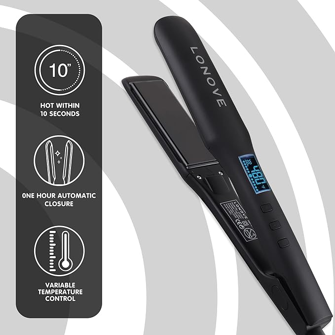 TITANIUM HAIR STRAIGHTENER FOR THICK, FRIZZY & CURLY HAIRS