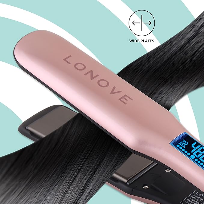 TITANIUM HAIR STRAIGHTENER FOR THICK, FRIZZY & CURLY HAIRS